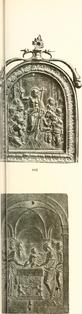 An illustration from De luxe illustrated catalogue of the treasures and antiquities illustrating the golden age of Italian art, belonging to the famous expert and antiquarian, Signor Stefano Bardini, of Florence, Italy;, 1918, leaf 116