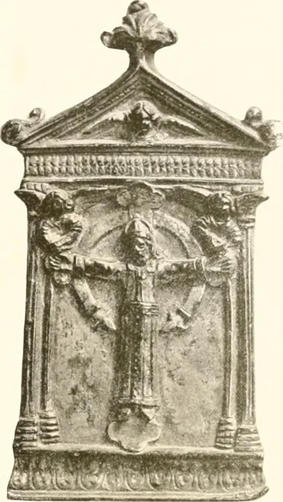 An illustration from De luxe illustrated catalogue of the treasures and antiquities illustrating the golden age of Italian art, belonging to the famous expert and antiquarian, Signor Stefano Bardini, of Florence, Italy;, 1918, leaf 116
