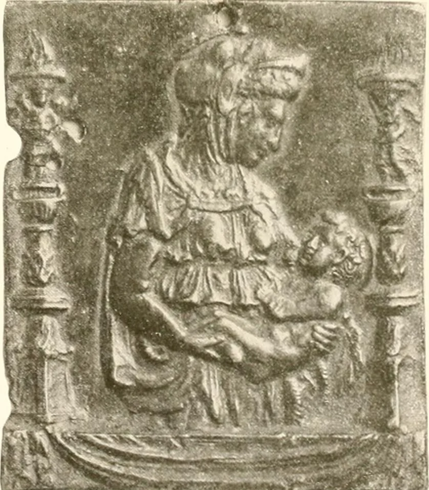 An illustration from De luxe illustrated catalogue of the treasures and antiquities illustrating the golden age of Italian art, belonging to the famous expert and antiquarian, Signor Stefano Bardini, of Florence, Italy;, 1918, leaf 116