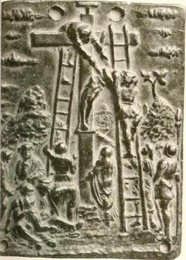 An illustration from De luxe illustrated catalogue of the treasures and antiquities illustrating the golden age of Italian art, belonging to the famous expert and antiquarian, Signor Stefano Bardini, of Florence, Italy;, 1918, leaf 120