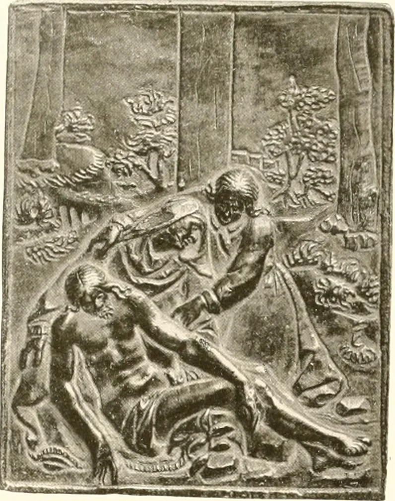 An illustration from De luxe illustrated catalogue of the treasures and antiquities illustrating the golden age of Italian art, belonging to the famous expert and antiquarian, Signor Stefano Bardini, of Florence, Italy;, 1918, leaf 124