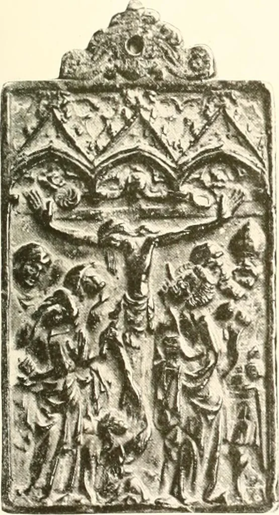 An illustration from De luxe illustrated catalogue of the treasures and antiquities illustrating the golden age of Italian art, belonging to the famous expert and antiquarian, Signor Stefano Bardini, of Florence, Italy;, 1918, leaf 124