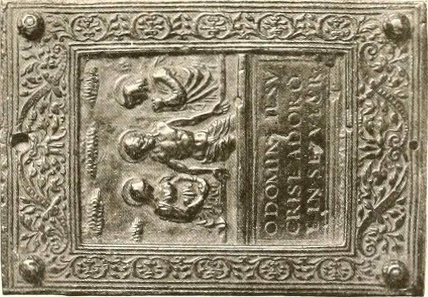 An illustration from De luxe illustrated catalogue of the treasures and antiquities illustrating the golden age of Italian art, belonging to the famous expert and antiquarian, Signor Stefano Bardini, of Florence, Italy;, 1918, leaf 126