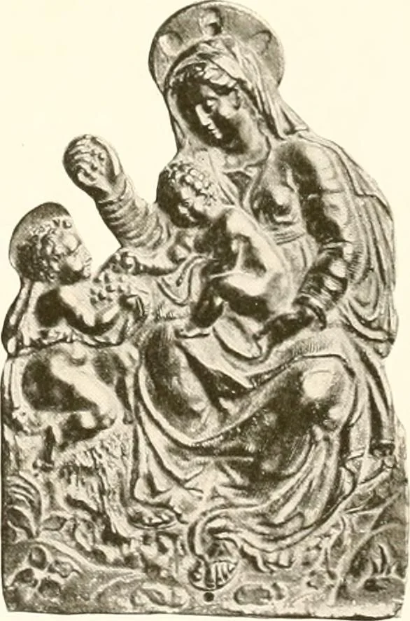 An illustration from De luxe illustrated catalogue of the treasures and antiquities illustrating the golden age of Italian art, belonging to the famous expert and antiquarian, Signor Stefano Bardini, of Florence, Italy;, 1918, leaf 128
