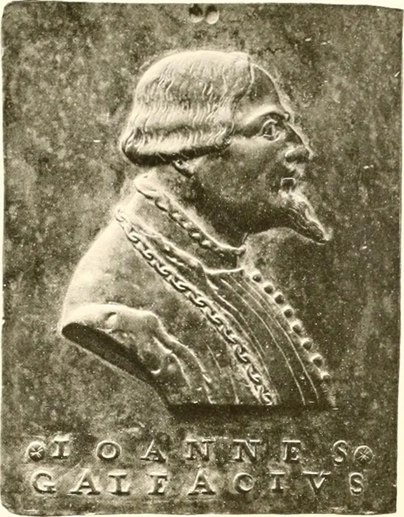 An illustration from De luxe illustrated catalogue of the treasures and antiquities illustrating the golden age of Italian art, belonging to the famous expert and antiquarian, Signor Stefano Bardini, of Florence, Italy;, 1918, leaf 132