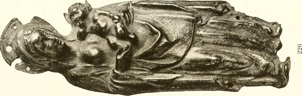 An illustration from De luxe illustrated catalogue of the treasures and antiquities illustrating the golden age of Italian art, belonging to the famous expert and antiquarian, Signor Stefano Bardini, of Florence, Italy;, 1918, leaf 138