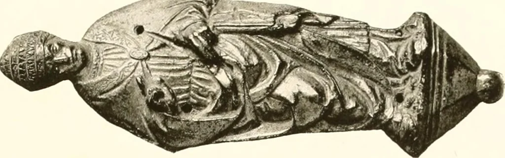 An illustration from De luxe illustrated catalogue of the treasures and antiquities illustrating the golden age of Italian art, belonging to the famous expert and antiquarian, Signor Stefano Bardini, of Florence, Italy;, 1918, leaf 140