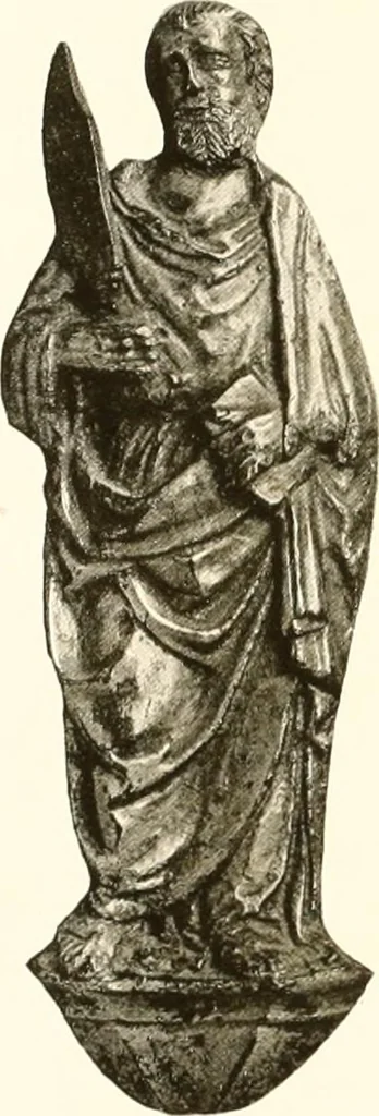 An illustration from De luxe illustrated catalogue of the treasures and antiquities illustrating the golden age of Italian art, belonging to the famous expert and antiquarian, Signor Stefano Bardini, of Florence, Italy;, 1918, leaf 140