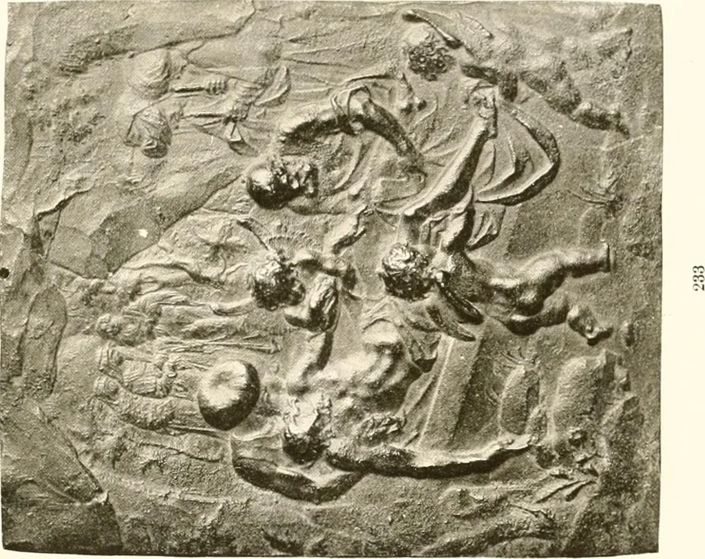 An illustration from De luxe illustrated catalogue of the treasures and antiquities illustrating the golden age of Italian art, belonging to the famous expert and antiquarian, Signor Stefano Bardini, of Florence, Italy;, 1918, leaf 142