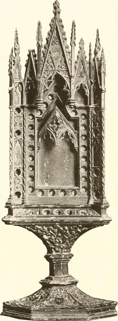 An illustration from De luxe illustrated catalogue of the treasures and antiquities illustrating the golden age of Italian art, belonging to the famous expert and antiquarian, Signor Stefano Bardini, of Florence, Italy;, 1918, leaf 150
