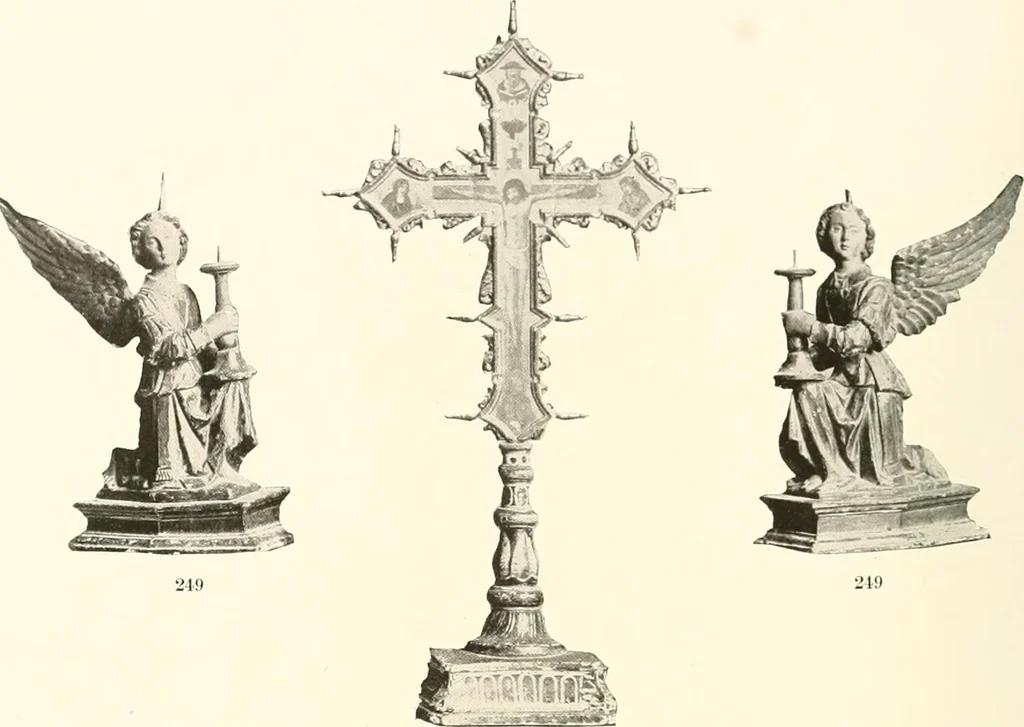 An illustration from De luxe illustrated catalogue of the treasures and antiquities illustrating the golden age of Italian art, belonging to the famous expert and antiquarian, Signor Stefano Bardini, of Florence, Italy;, 1918, leaf 153