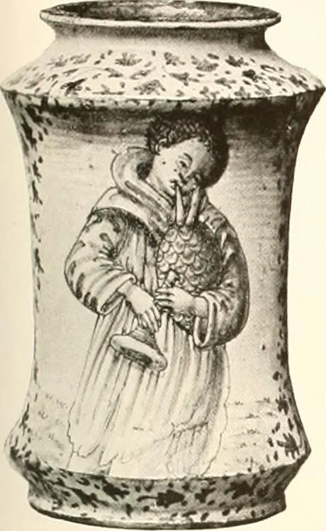 An illustration from De luxe illustrated catalogue of the treasures and antiquities illustrating the golden age of Italian art, belonging to the famous expert and antiquarian, Signor Stefano Bardini, of Florence, Italy;, 1918, leaf 160