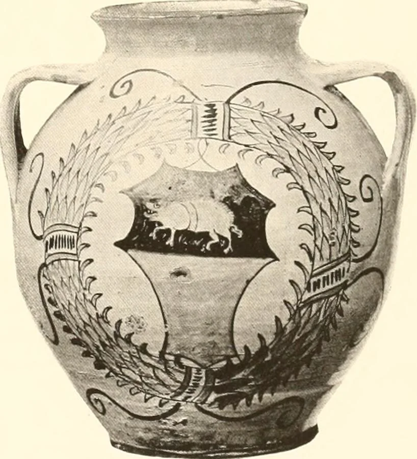 An illustration from De luxe illustrated catalogue of the treasures and antiquities illustrating the golden age of Italian art, belonging to the famous expert and antiquarian, Signor Stefano Bardini, of Florence, Italy;, 1918, leaf 168