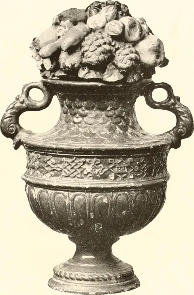 An illustration from De luxe illustrated catalogue of the treasures and antiquities illustrating the golden age of Italian art, belonging to the famous expert and antiquarian, Signor Stefano Bardini, of Florence, Italy;, 1918, leaf 170