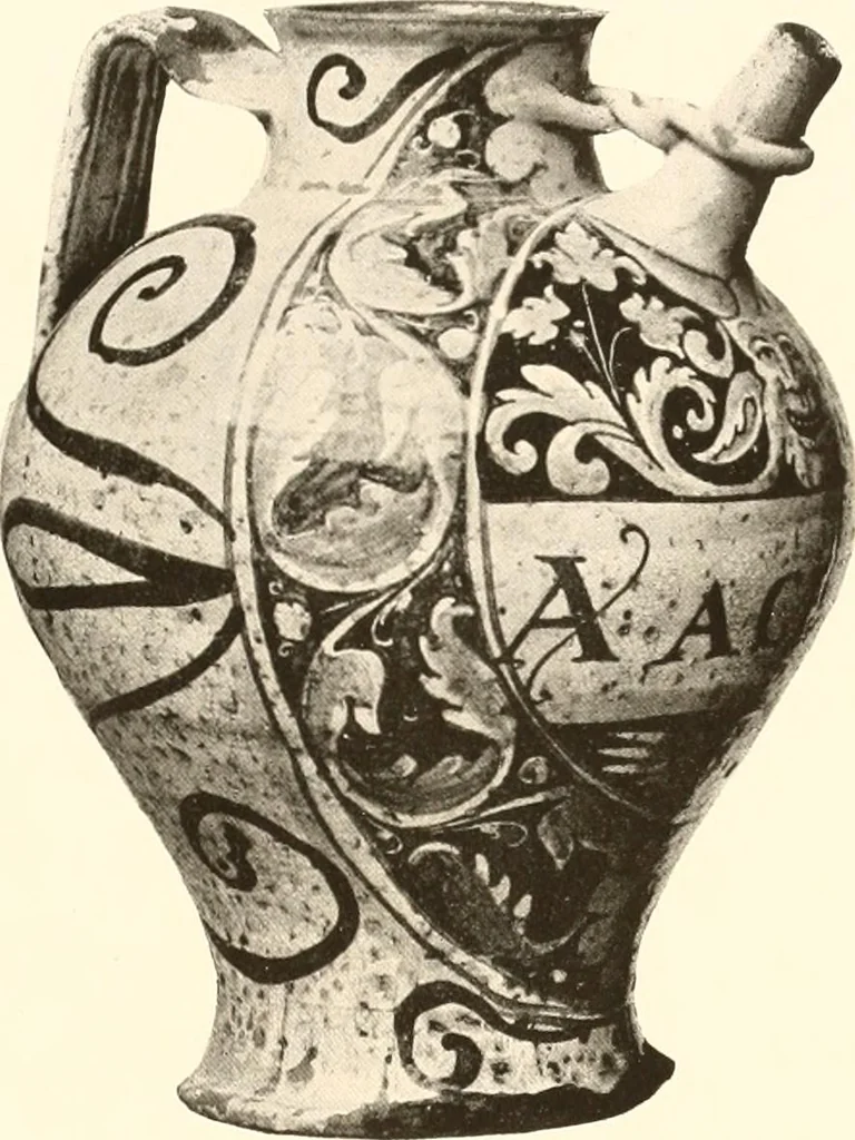 An illustration from De luxe illustrated catalogue of the treasures and antiquities illustrating the golden age of Italian art, belonging to the famous expert and antiquarian, Signor Stefano Bardini, of Florence, Italy;, 1918, leaf 172