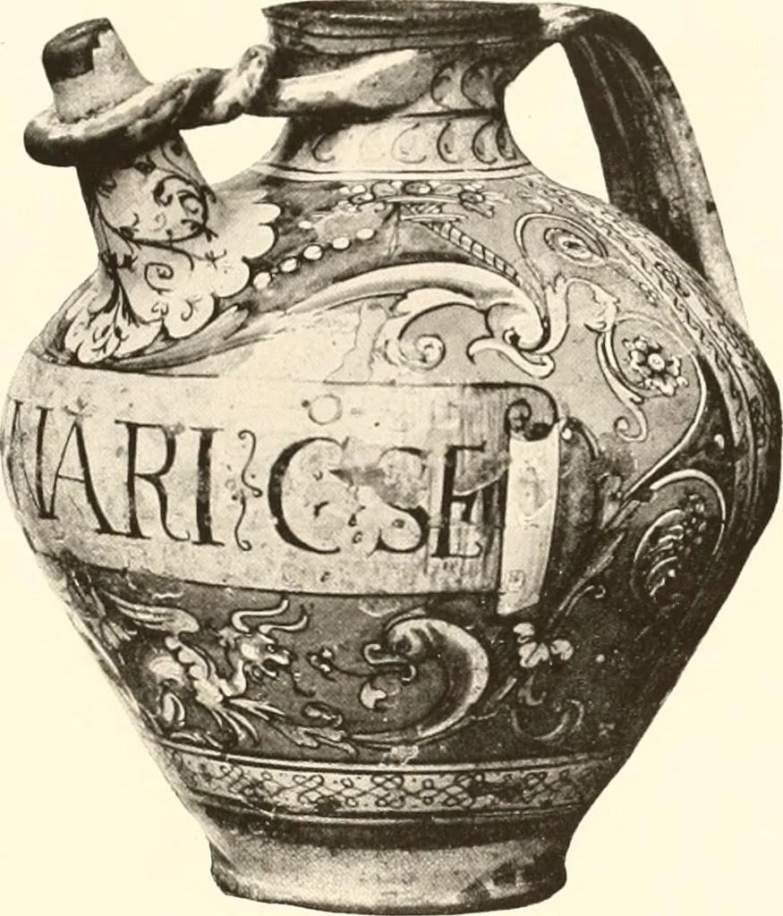 An illustration from De luxe illustrated catalogue of the treasures and antiquities illustrating the golden age of Italian art, belonging to the famous expert and antiquarian, Signor Stefano Bardini, of Florence, Italy;, 1918, leaf 174