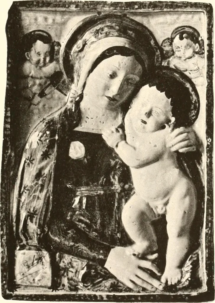 An illustration from De luxe illustrated catalogue of the treasures and antiquities illustrating the golden age of Italian art, belonging to the famous expert and antiquarian, Signor Stefano Bardini, of Florence, Italy;, 1918, leaf 182
