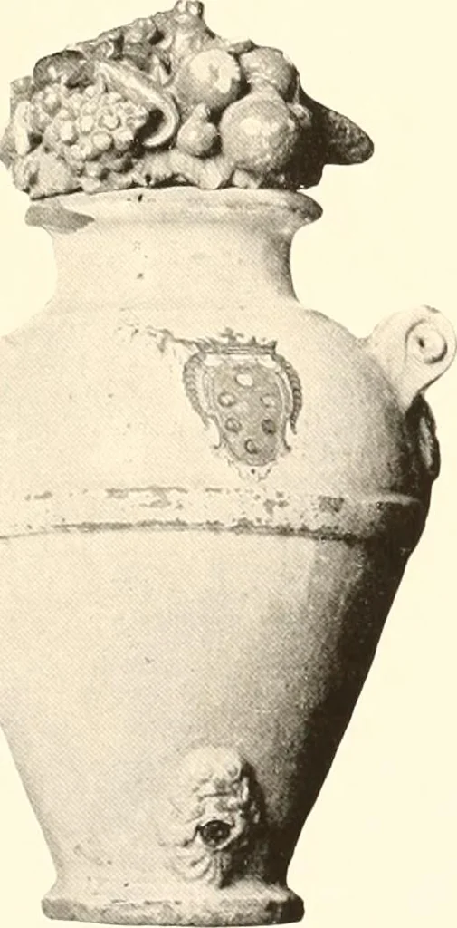 An illustration from De luxe illustrated catalogue of the treasures and antiquities illustrating the golden age of Italian art, belonging to the famous expert and antiquarian, Signor Stefano Bardini, of Florence, Italy;, 1918, leaf 184