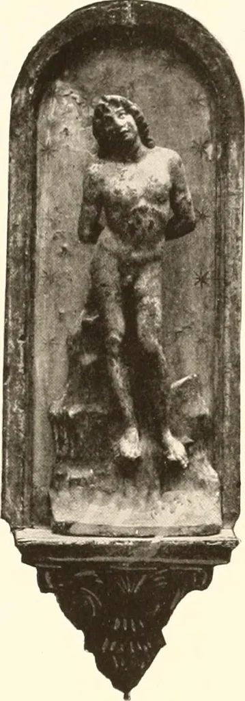 An illustration from De luxe illustrated catalogue of the treasures and antiquities illustrating the golden age of Italian art, belonging to the famous expert and antiquarian, Signor Stefano Bardini, of Florence, Italy;, 1918, leaf 188
