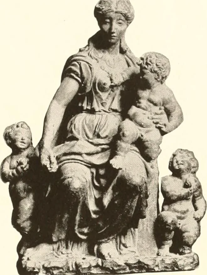 An illustration from De luxe illustrated catalogue of the treasures and antiquities illustrating the golden age of Italian art, belonging to the famous expert and antiquarian, Signor Stefano Bardini, of Florence, Italy;, 1918, leaf 196