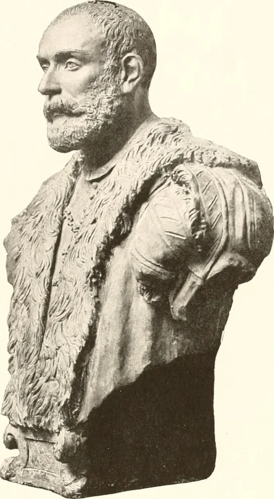 An illustration from De luxe illustrated catalogue of the treasures and antiquities illustrating the golden age of Italian art, belonging to the famous expert and antiquarian, Signor Stefano Bardini, of Florence, Italy;, 1918, leaf 200
