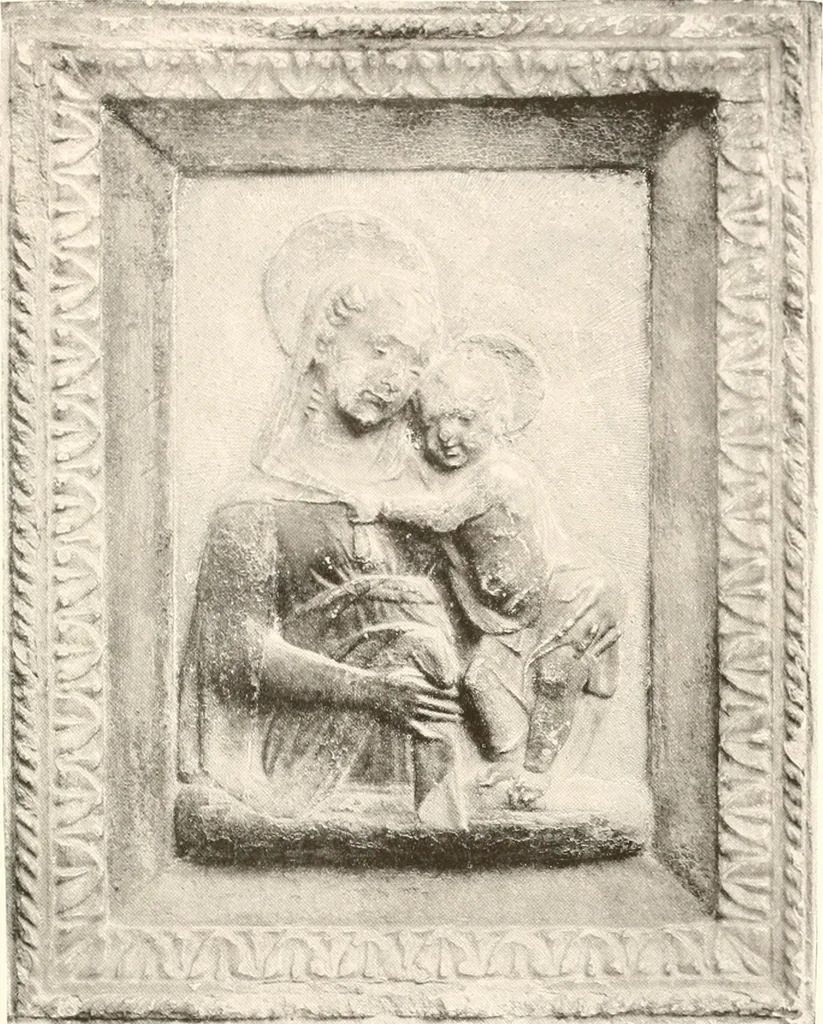 An illustration from De luxe illustrated catalogue of the treasures and antiquities illustrating the golden age of Italian art, belonging to the famous expert and antiquarian, Signor Stefano Bardini, of Florence, Italy;, 1918, leaf 202