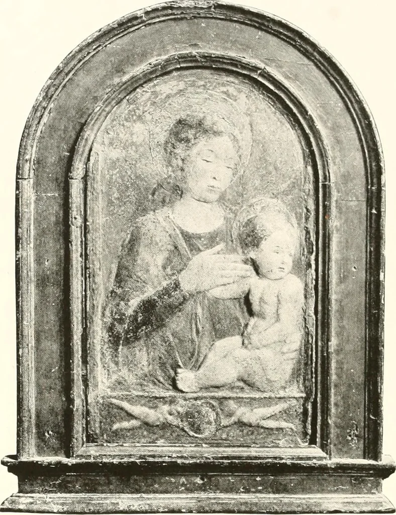 An illustration from De luxe illustrated catalogue of the treasures and antiquities illustrating the golden age of Italian art, belonging to the famous expert and antiquarian, Signor Stefano Bardini, of Florence, Italy;, 1918, leaf 209
