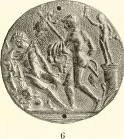 An illustration from De luxe illustrated catalogue of the treasures and antiquities illustrating the golden age of Italian art, belonging to the famous expert and antiquarian, Signor Stefano Bardini, of Florence, Italy;, 1918, leaf 21
