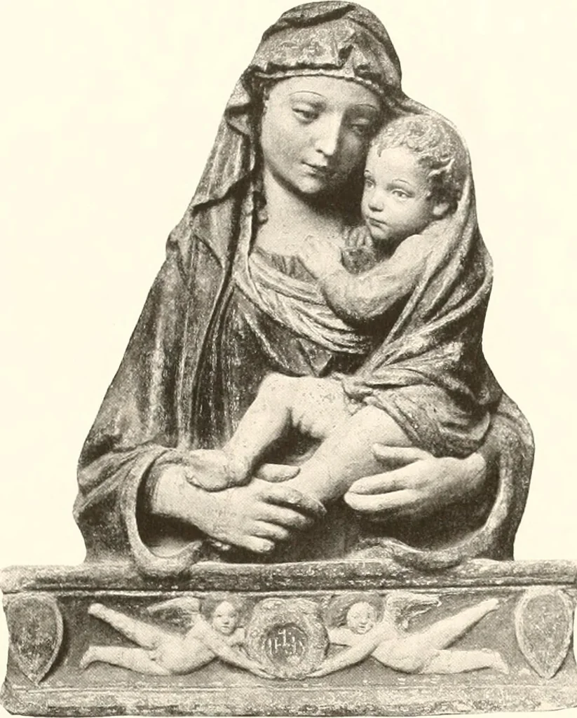 An illustration from De luxe illustrated catalogue of the treasures and antiquities illustrating the golden age of Italian art, belonging to the famous expert and antiquarian, Signor Stefano Bardini, of Florence, Italy;, 1918, leaf 212