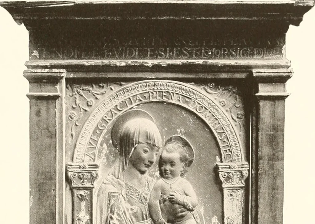 An illustration from De luxe illustrated catalogue of the treasures and antiquities illustrating the golden age of Italian art, belonging to the famous expert and antiquarian, Signor Stefano Bardini, of Florence, Italy;, 1918, leaf 218