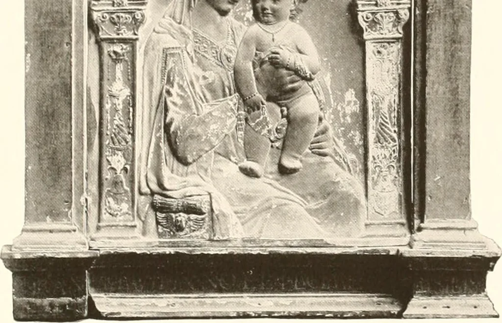 An illustration from De luxe illustrated catalogue of the treasures and antiquities illustrating the golden age of Italian art, belonging to the famous expert and antiquarian, Signor Stefano Bardini, of Florence, Italy;, 1918, leaf 218