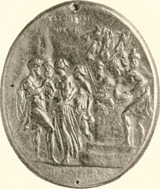 An illustration from De luxe illustrated catalogue of the treasures and antiquities illustrating the golden age of Italian art, belonging to the famous expert and antiquarian, Signor Stefano Bardini, of Florence, Italy;, 1918, leaf 22
