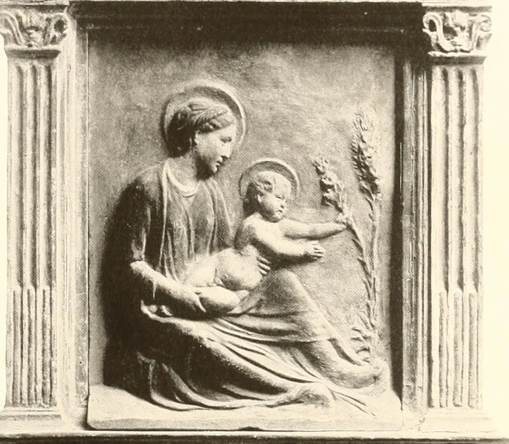 An illustration from De luxe illustrated catalogue of the treasures and antiquities illustrating the golden age of Italian art, belonging to the famous expert and antiquarian, Signor Stefano Bardini, of Florence, Italy;, 1918, leaf 220