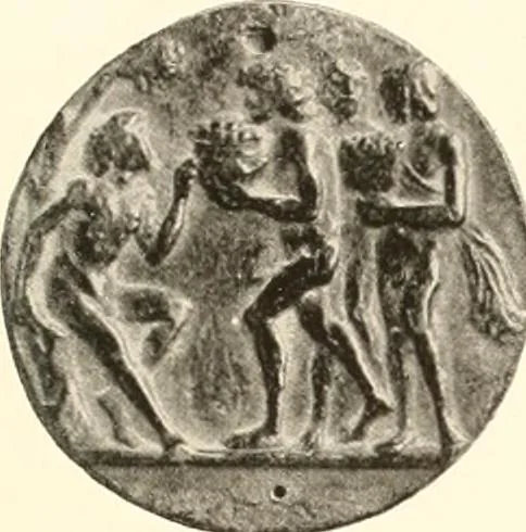 An illustration from De luxe illustrated catalogue of the treasures and antiquities illustrating the golden age of Italian art, belonging to the famous expert and antiquarian, Signor Stefano Bardini, of Florence, Italy;, 1918, leaf 24