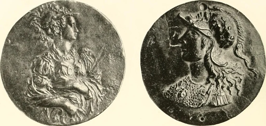 An illustration from De luxe illustrated catalogue of the treasures and antiquities illustrating the golden age of Italian art, belonging to the famous expert and antiquarian, Signor Stefano Bardini, of Florence, Italy;, 1918, leaf 25