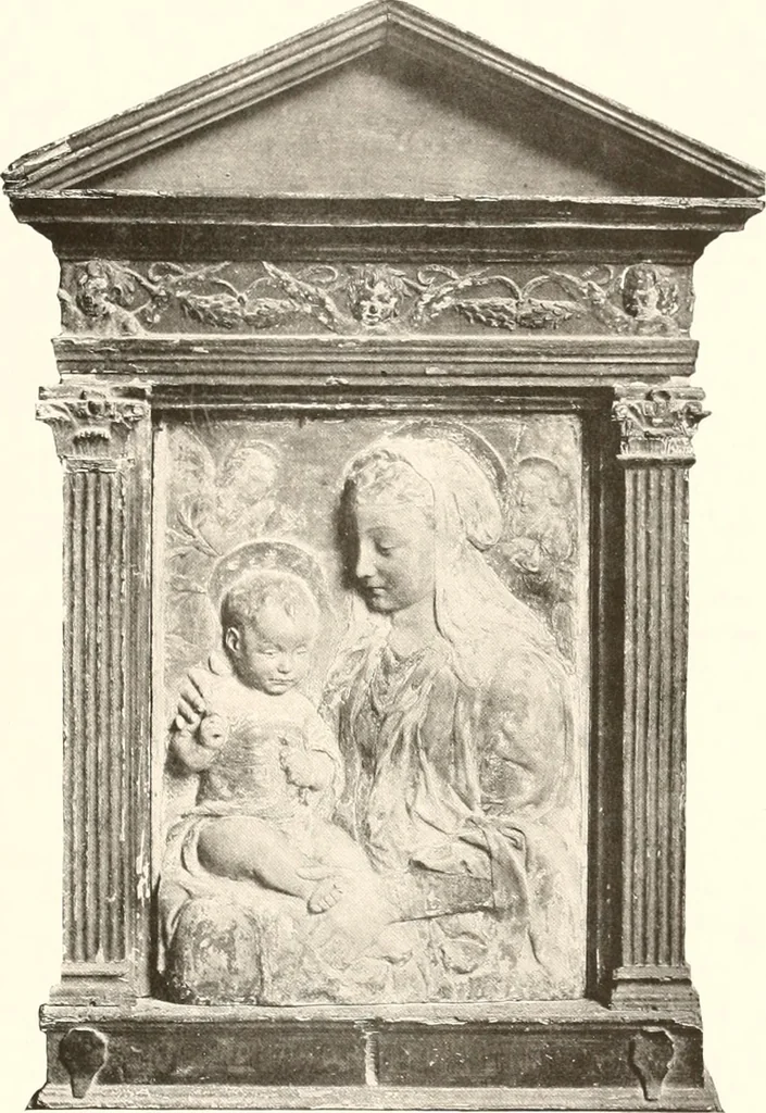 An illustration from De luxe illustrated catalogue of the treasures and antiquities illustrating the golden age of Italian art, belonging to the famous expert and antiquarian, Signor Stefano Bardini, of Florence, Italy;, 1918, leaf 250