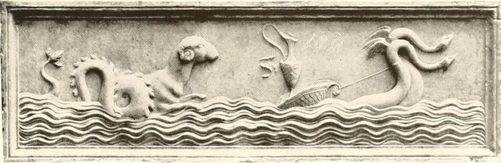 An illustration from De luxe illustrated catalogue of the treasures and antiquities illustrating the golden age of Italian art, belonging to the famous expert and antiquarian, Signor Stefano Bardini, of Florence, Italy;, 1918, leaf 274