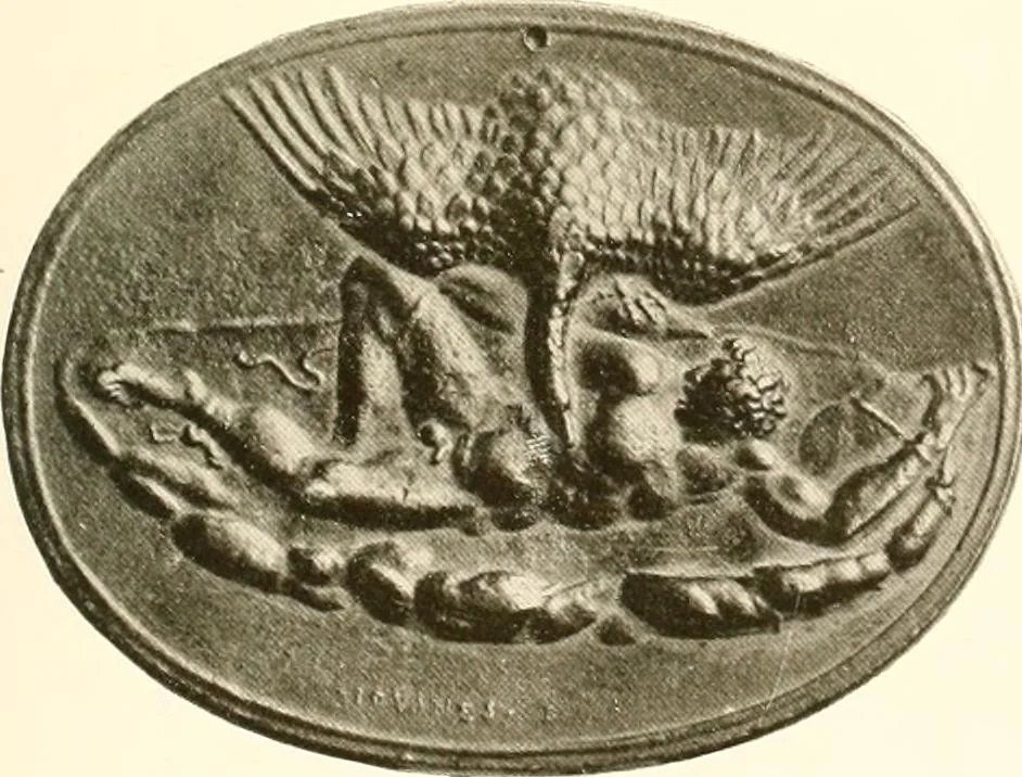 An illustration from De luxe illustrated catalogue of the treasures and antiquities illustrating the golden age of Italian art, belonging to the famous expert and antiquarian, Signor Stefano Bardini, of Florence, Italy;, 1918, leaf 32