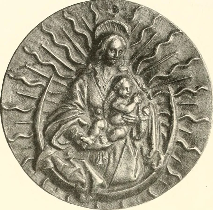 An illustration from De luxe illustrated catalogue of the treasures and antiquities illustrating the golden age of Italian art, belonging to the famous expert and antiquarian, Signor Stefano Bardini, of Florence, Italy;, 1918, leaf 33