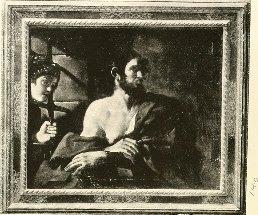 An illustration from De luxe illustrated catalogue of the treasures and antiquities illustrating the golden age of Italian art, belonging to the famous expert and antiquarian, Signor Stefano Bardini, of Florence, Italy;, 1918, leaf 357