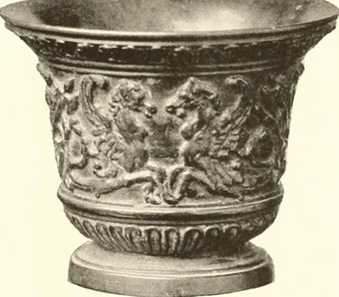 An illustration from De luxe illustrated catalogue of the treasures and antiquities illustrating the golden age of Italian art, belonging to the famous expert and antiquarian, Signor Stefano Bardini, of Florence, Italy;, 1918, leaf 40