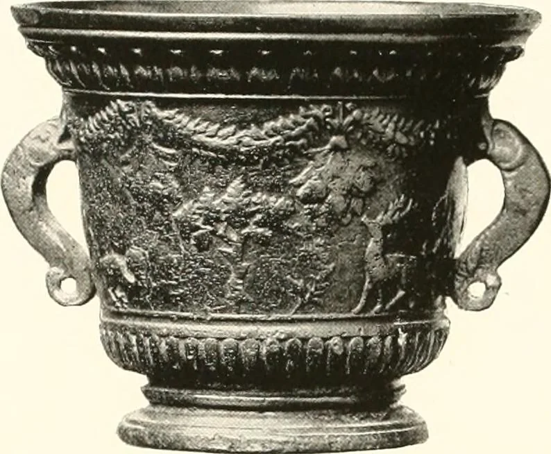 An illustration from De luxe illustrated catalogue of the treasures and antiquities illustrating the golden age of Italian art, belonging to the famous expert and antiquarian, Signor Stefano Bardini, of Florence, Italy;, 1918, leaf 41