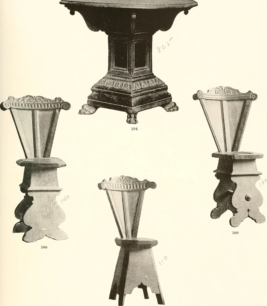An illustration from De luxe illustrated catalogue of the treasures and antiquities illustrating the golden age of Italian art, belonging to the famous expert and antiquarian, Signor Stefano Bardini, of Florence, Italy;, 1918, leaf 424