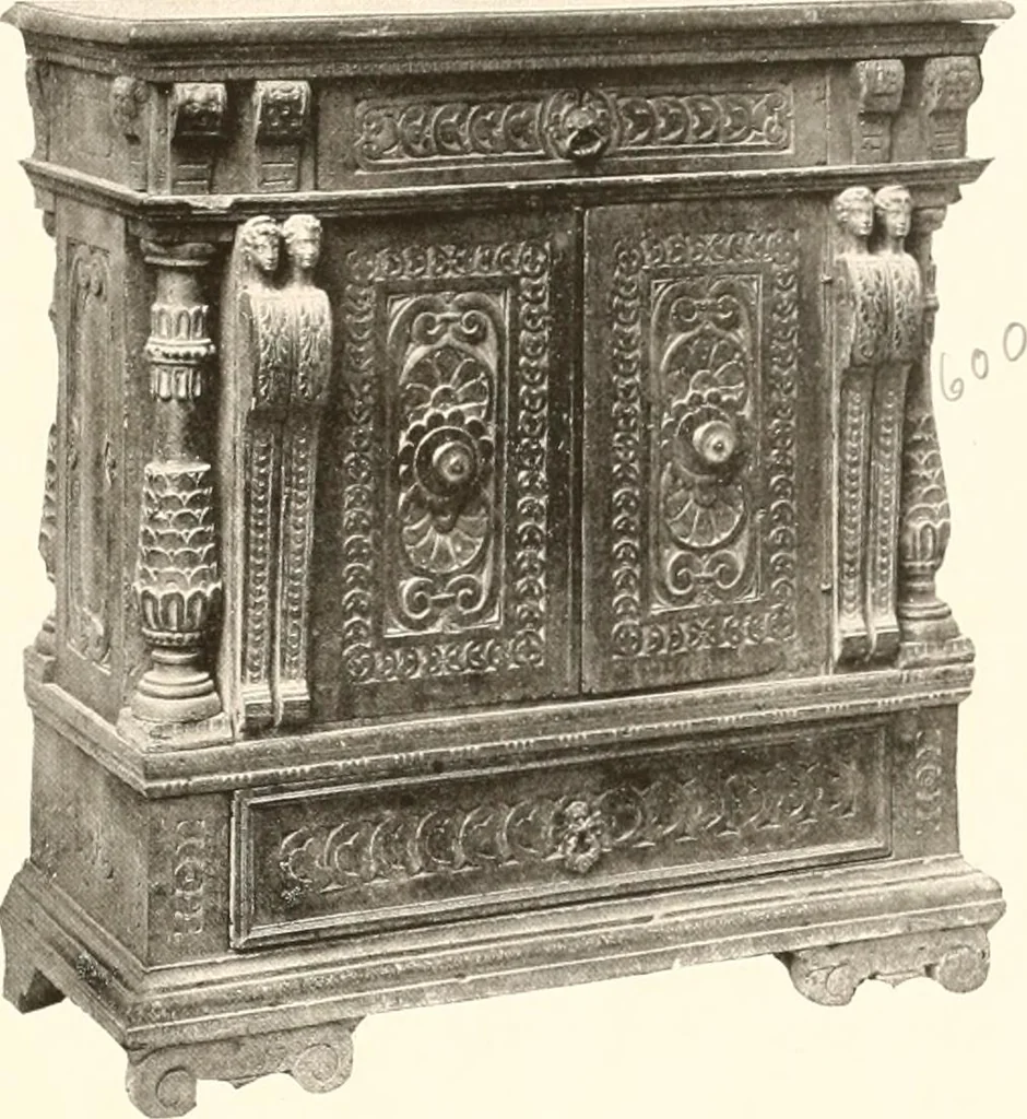 An illustration from De luxe illustrated catalogue of the treasures and antiquities illustrating the golden age of Italian art, belonging to the famous expert and antiquarian, Signor Stefano Bardini, of Florence, Italy;, 1918, leaf 428