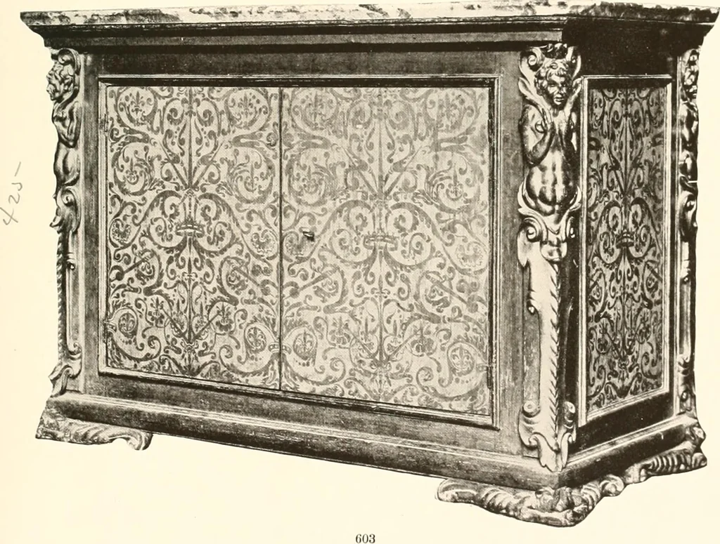 An illustration from De luxe illustrated catalogue of the treasures and antiquities illustrating the golden age of Italian art, belonging to the famous expert and antiquarian, Signor Stefano Bardini, of Florence, Italy;, 1918, leaf 432