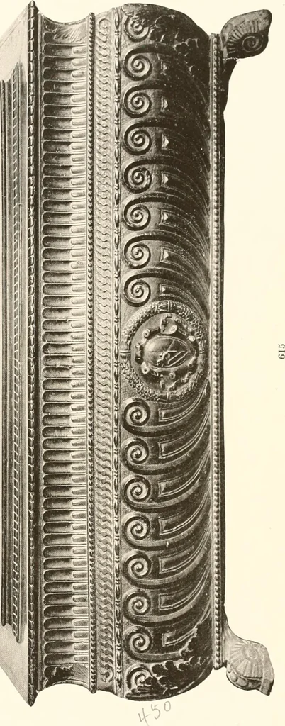An illustration from De luxe illustrated catalogue of the treasures and antiquities illustrating the golden age of Italian art, belonging to the famous expert and antiquarian, Signor Stefano Bardini, of Florence, Italy;, 1918, leaf 446