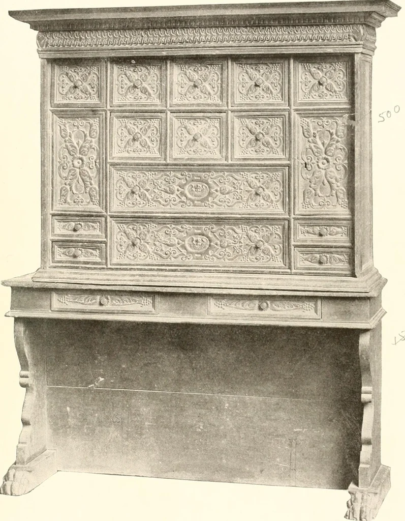 An illustration from De luxe illustrated catalogue of the treasures and antiquities illustrating the golden age of Italian art, belonging to the famous expert and antiquarian, Signor Stefano Bardini, of Florence, Italy;, 1918, leaf 452