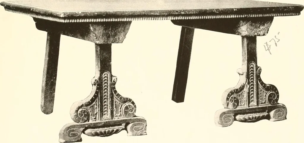 An illustration from De luxe illustrated catalogue of the treasures and antiquities illustrating the golden age of Italian art, belonging to the famous expert and antiquarian, Signor Stefano Bardini, of Florence, Italy;, 1918, leaf 456