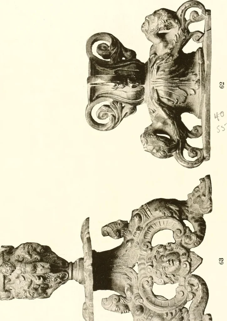 An illustration from De luxe illustrated catalogue of the treasures and antiquities illustrating the golden age of Italian art, belonging to the famous expert and antiquarian, Signor Stefano Bardini, of Florence, Italy;, 1918, leaf 46