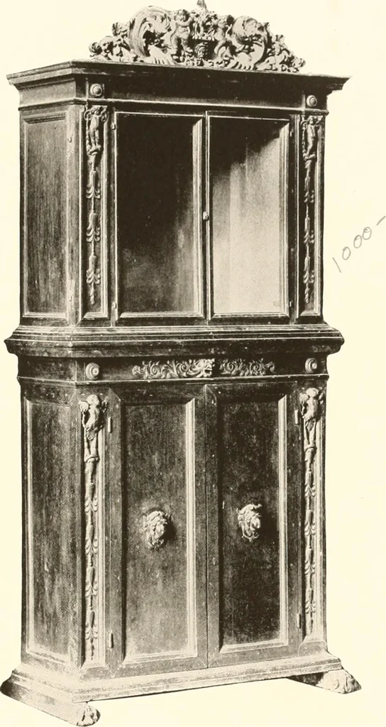 An illustration from De luxe illustrated catalogue of the treasures and antiquities illustrating the golden age of Italian art, belonging to the famous expert and antiquarian, Signor Stefano Bardini, of Florence, Italy;, 1918, leaf 464